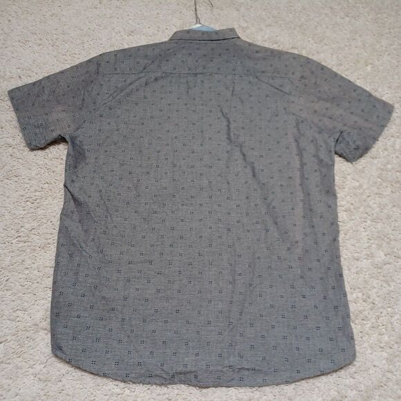 Molokai Surf Co Shirt Men's XL Grey Print Button Up Collared Surfing Beach - Picture 6 of 6